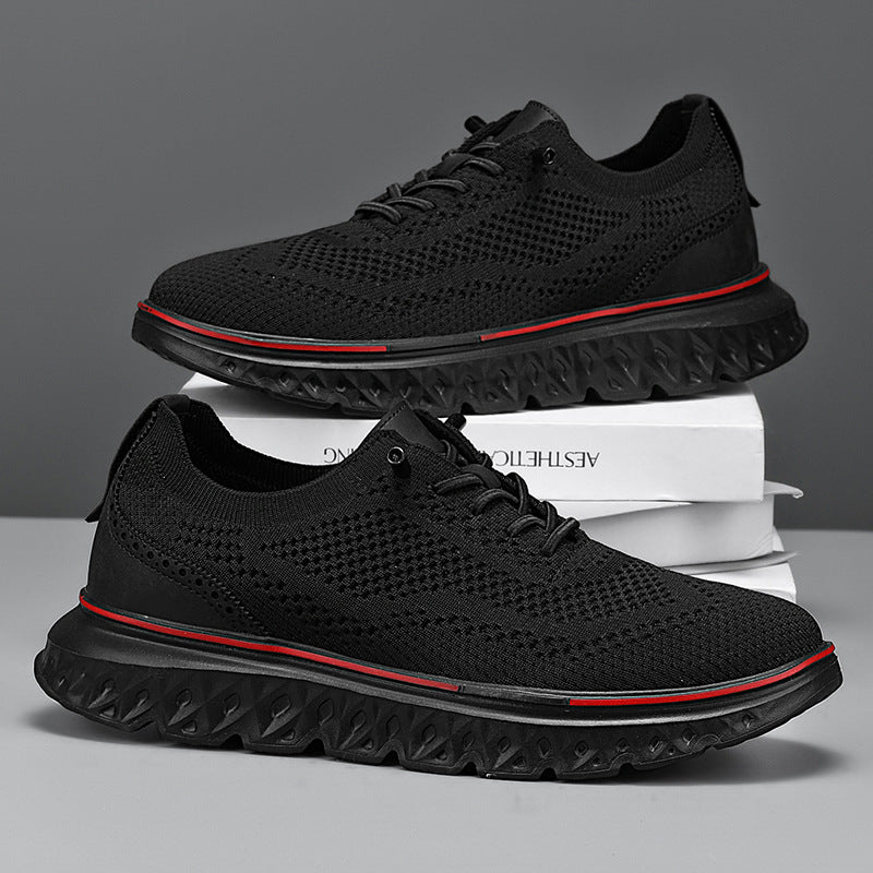 Men’s knitted lace-up sneakers