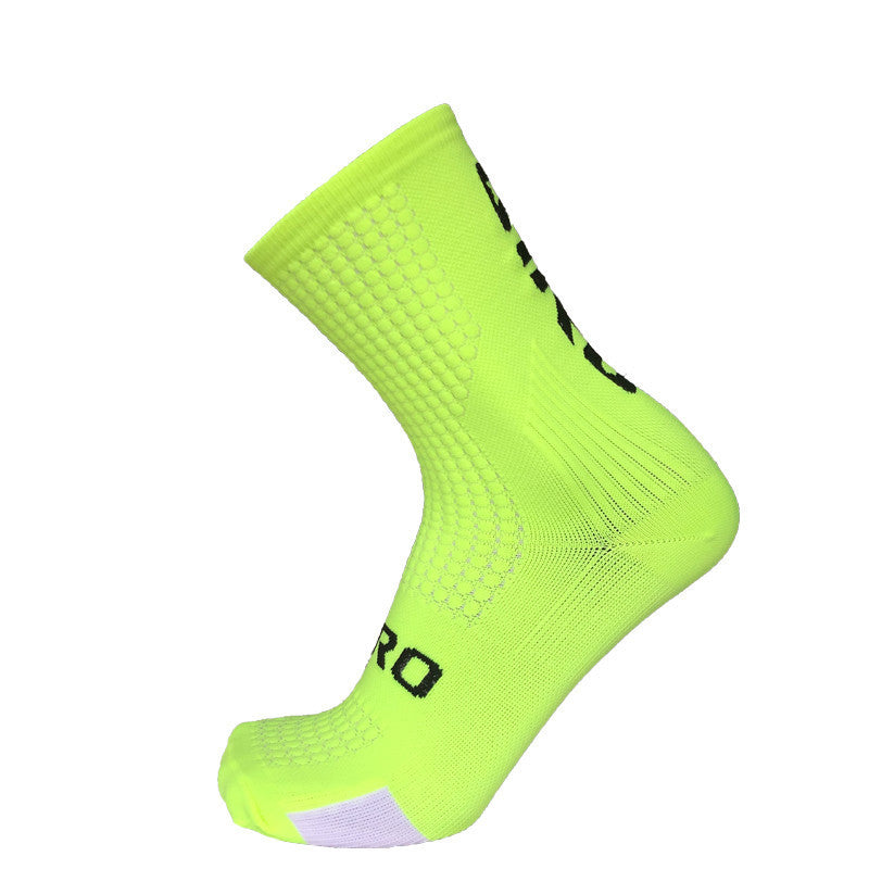 Performance Sports Socks with Compression Fit and Mesh Panels
