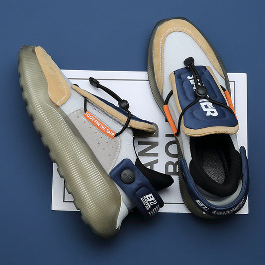 Men’s low-top strap sneakers