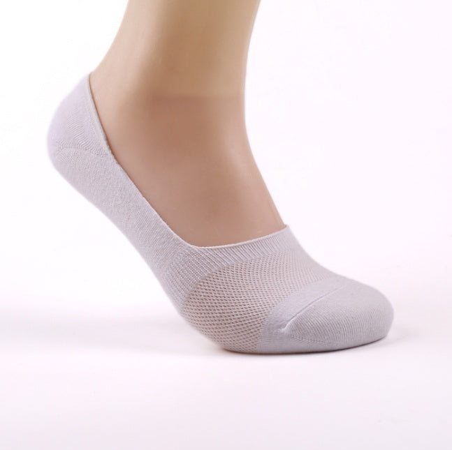Footie Socks with Elastic Opening and Reinforced Heel