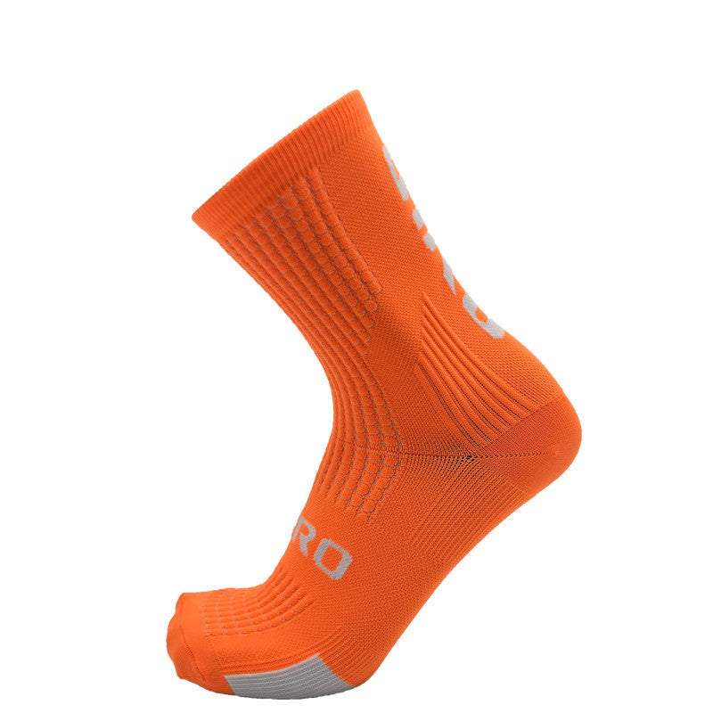 Performance Sports Socks with Compression Fit and Mesh Panels