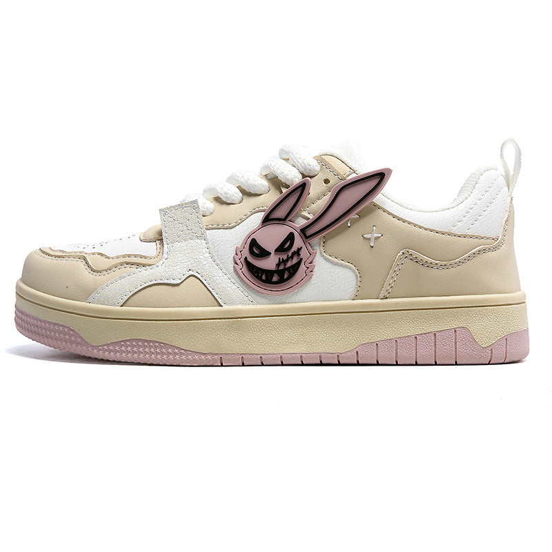 Mens low-top sneakers with smiley