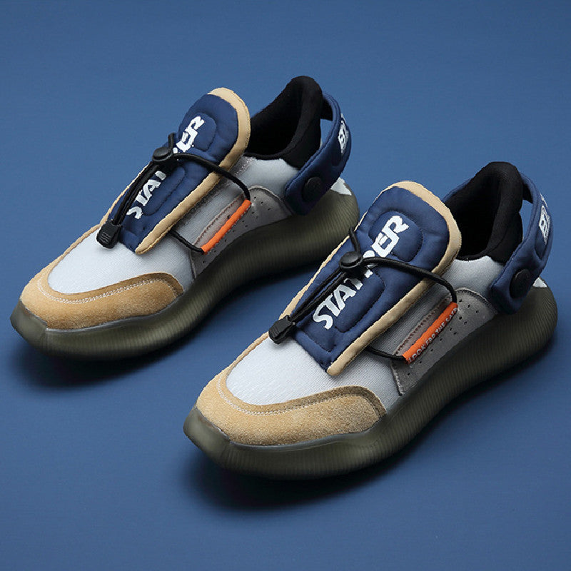 Men’s low-top strap sneakers