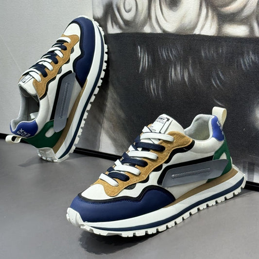 Men’s retro running-style sneakers
