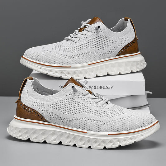 Men’s knitted lace-up sneakers