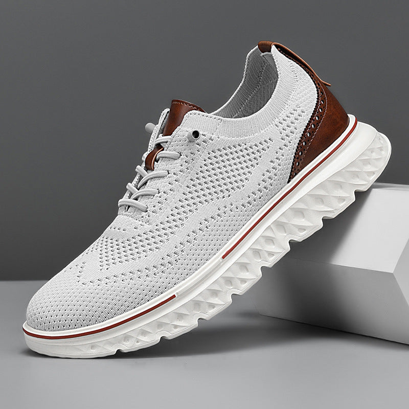 Men’s knitted lace-up sneakers