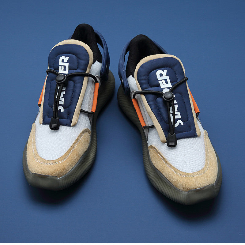 Men’s low-top strap sneakers
