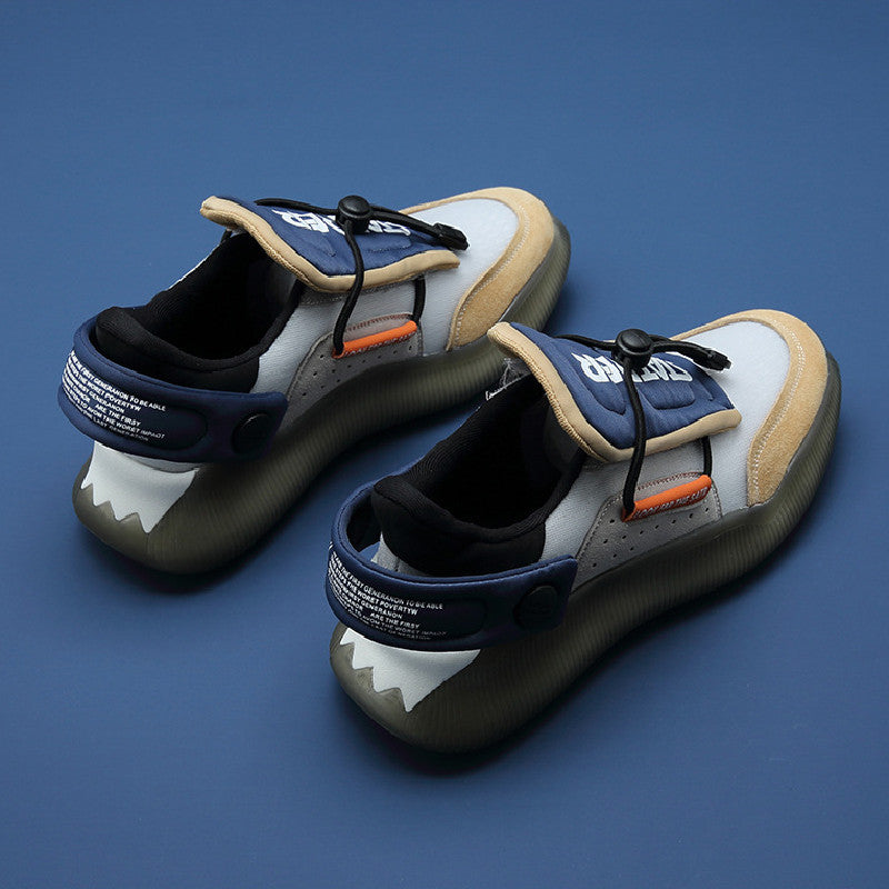 Men’s low-top strap sneakers