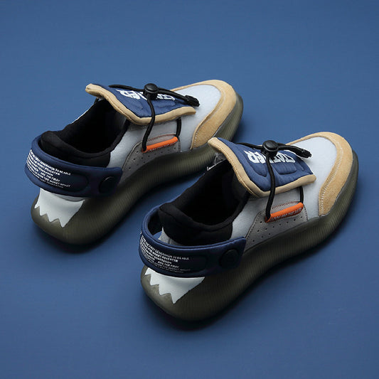 Men’s low-top strap sneakers