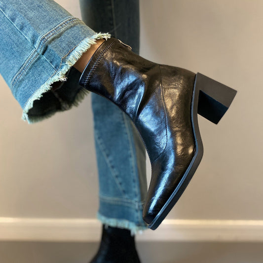 Ankle Boot with Block Heel
