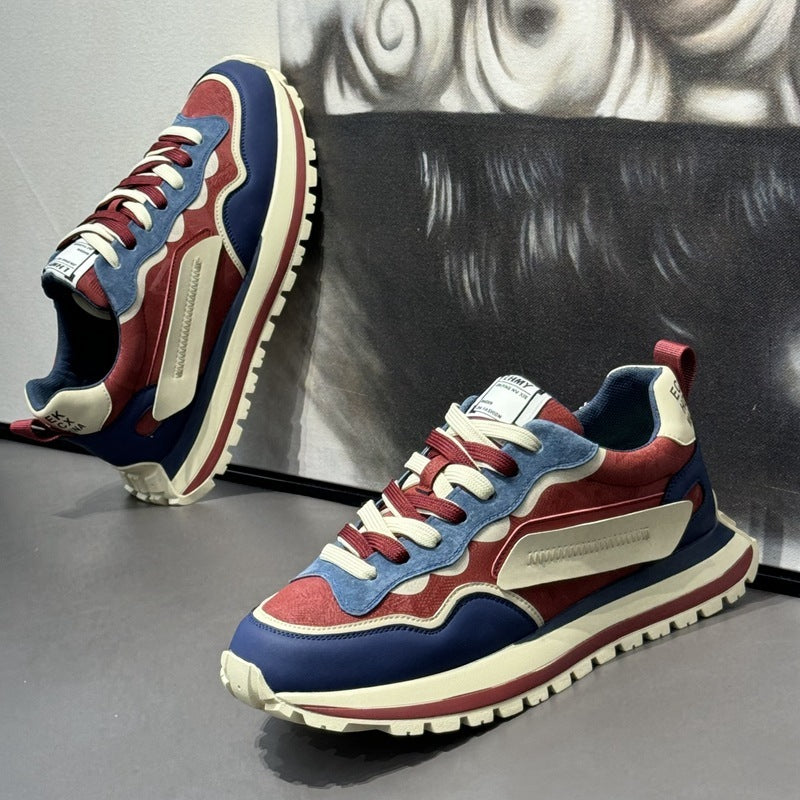 Men’s retro running-style sneakers