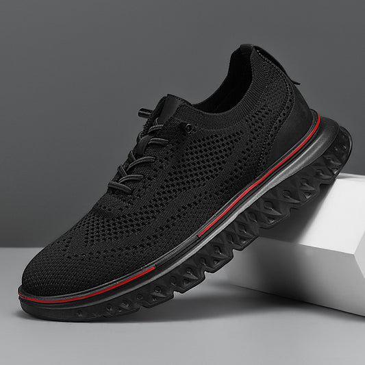 Men’s knitted lace-up sneakers