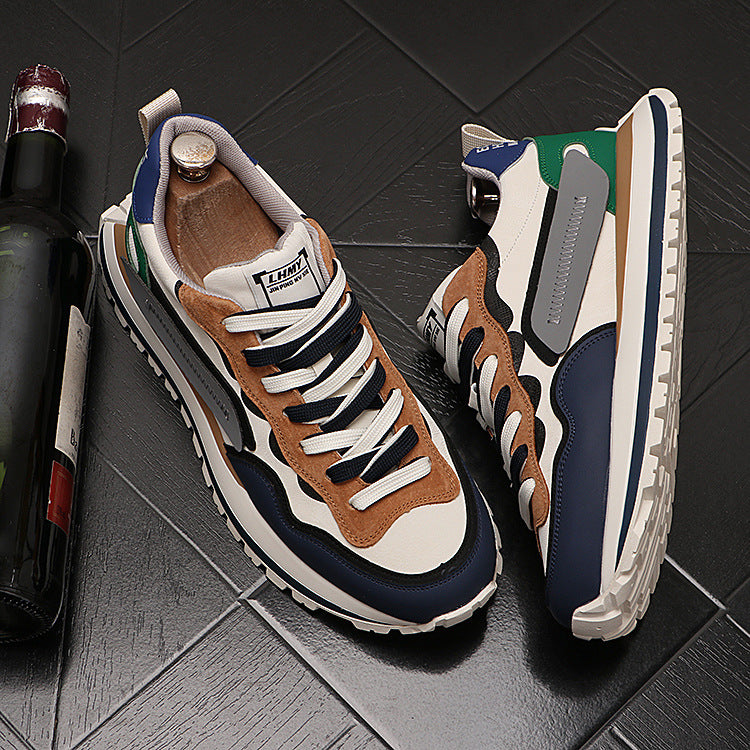 Men’s retro running-style sneakers