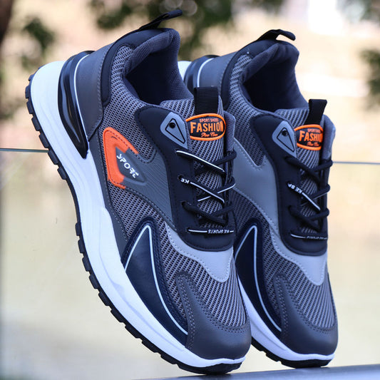 Men’s Running Sneaker with Mesh Upper