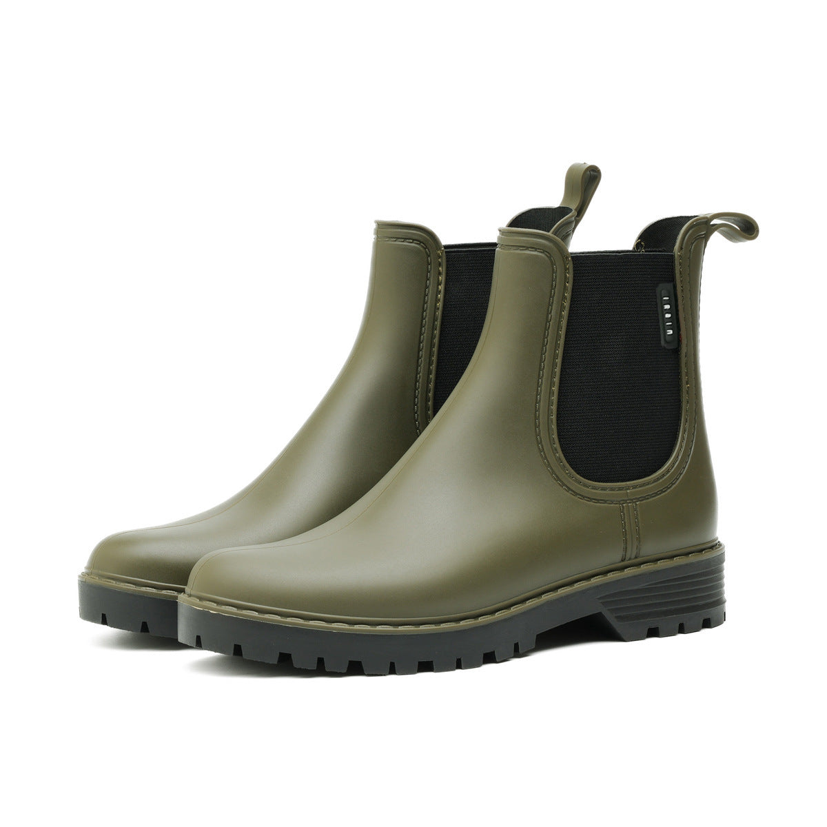 Ankle Boots with Elastic Side Panels