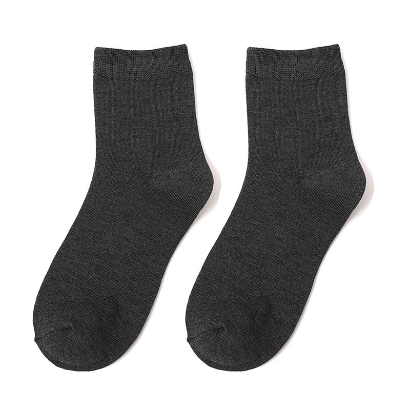 Crew Socks with Ribbed Cuff