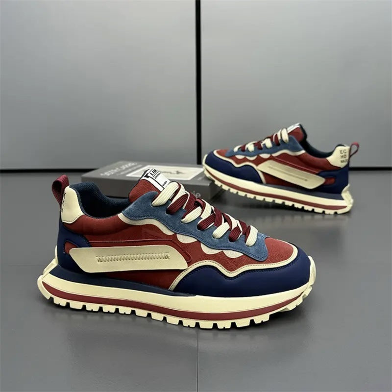 Men’s retro running-style sneakers