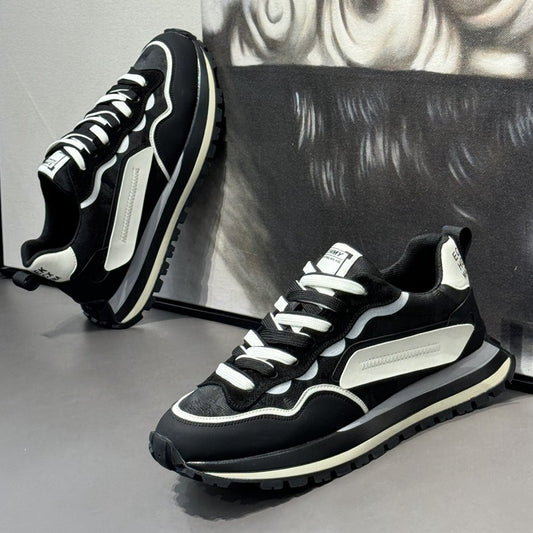Men’s retro running-style sneakers