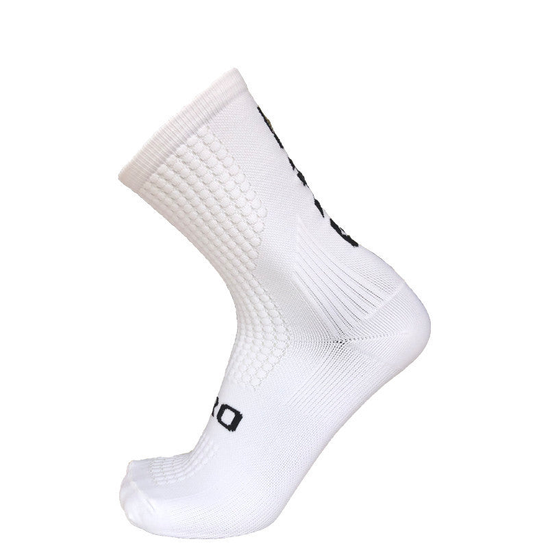 Performance Sports Socks with Compression Fit and Mesh Panels