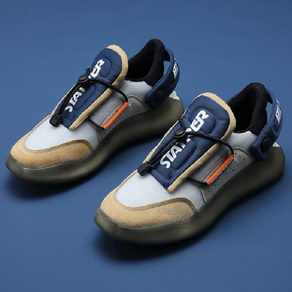 Men’s low-top strap sneakers