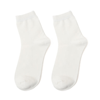 Crew Socks with Ribbed Cuff