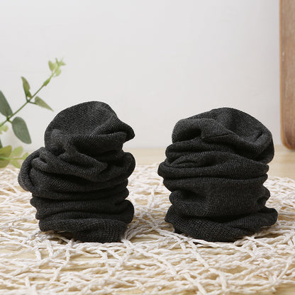 Crew Socks with Ribbed Cuff