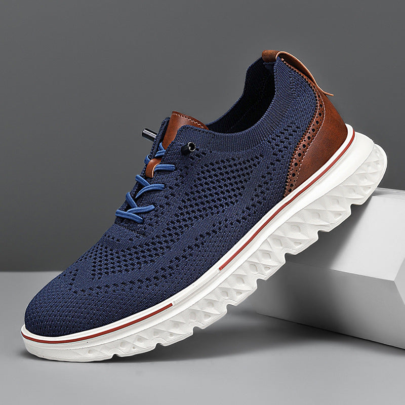 Men’s knitted lace-up sneakers