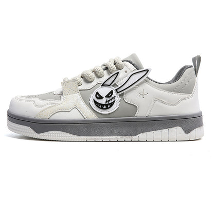 Mens low-top sneakers with smiley
