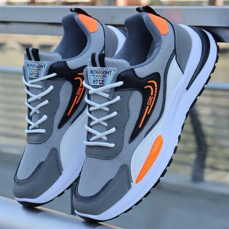 Men’s Running Sneaker with Mesh Upper