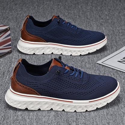 Men’s knitted lace-up sneakers