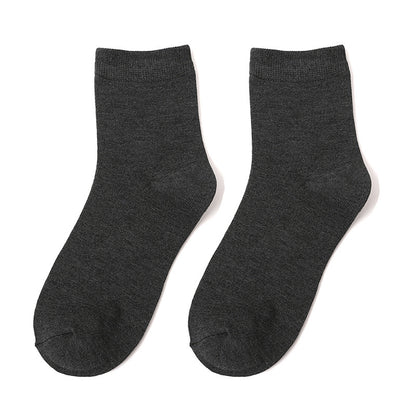 Crew Socks with Ribbed Cuff