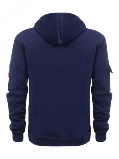 Hoodie with Zippered Pockets